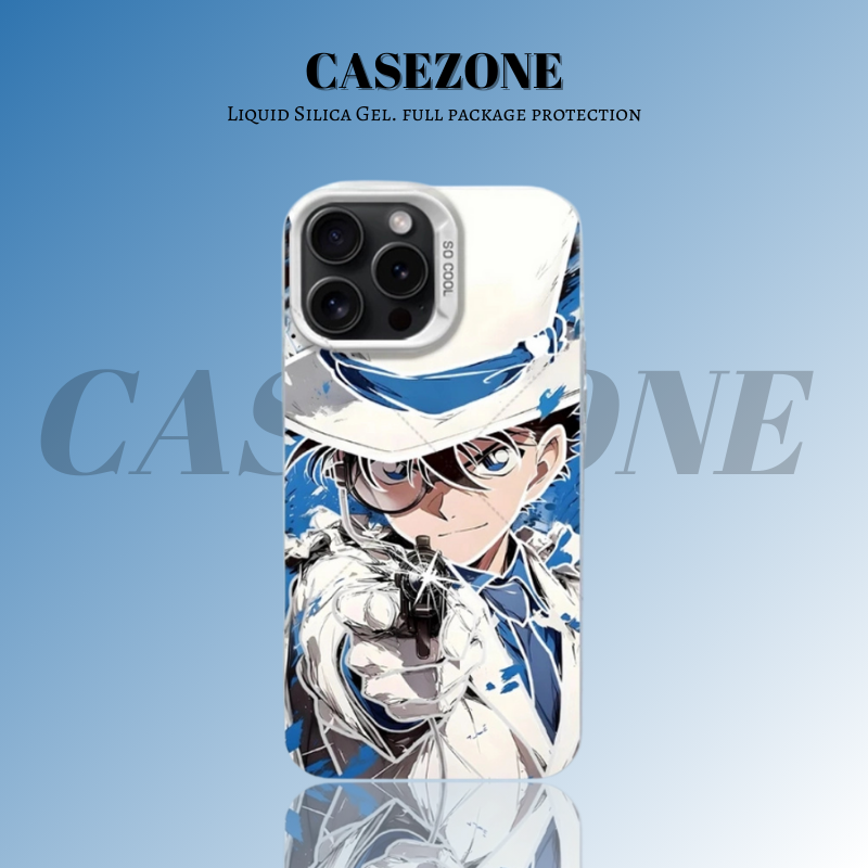 名偵探柯南彩銀防摔手機殼-CASEZONE